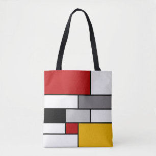 Farbenfrohe Mondrian-Inspiration Tasche