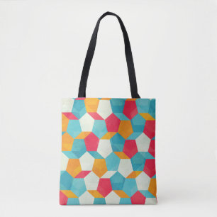 Farbenfrohe Mosaike, Nahtlose Kunstmuster. Tasche