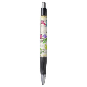 Farbenfrohe musikalische Birds Pen Spring Kugelschreiber