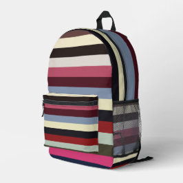 Farbenfrohe Muster Bedruckter Rucksack