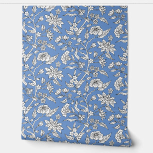Farbenfrohe Muster Cornflower Blue Tapete