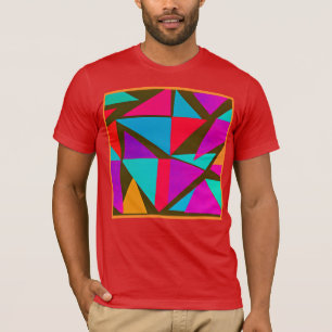 Farbenfrohe Muster Fun T-Shirt