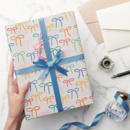 Farbenfrohe Muster Geschenkpapier
