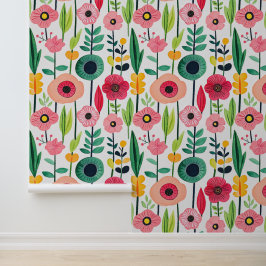 Farbenfrohe Muster Tapete