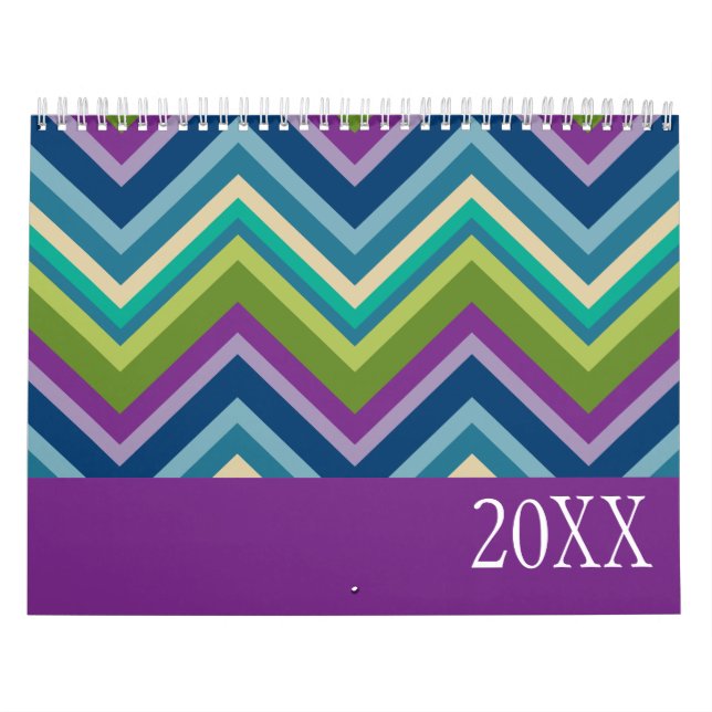 Farbenfrohe Muster und Funky Designs Kalender (Titelbild)