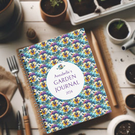Farbenfrohe Mustergärtner Skettelzeitung Notizbuch