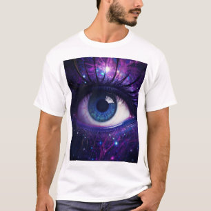 Farbenfrohe Mystic Eye Digitale Kunst T - Shirt