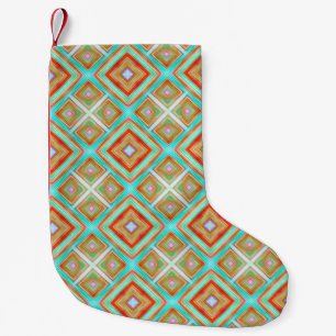 Farbenfrohe nahtlose Muster Background Abstract, A Kleiner Weihnachtsstrumpf