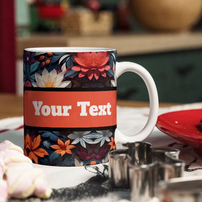 Farbenfrohe nahtlose Muster Stoffe Tasse Kaffee (Von Creator hochgeladen)