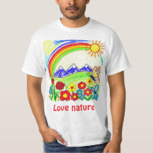 Farbenfrohe Natur Zeichnend für Naturliebhaber