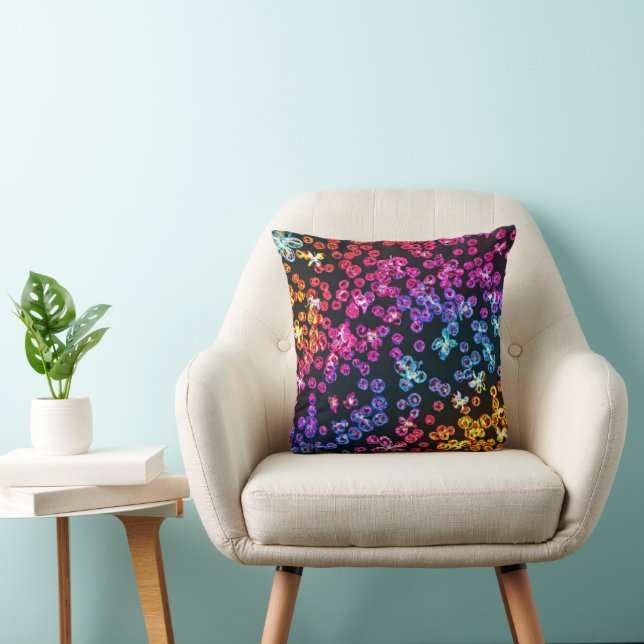 Farbenfrohe Neon Art Design, kaufen Sie jetzt Kissen (Stuhl )