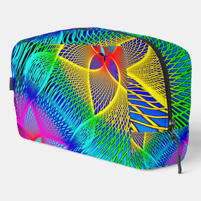 Farbenfrohe Neonlicht Waschbeutel (Rechte Ecke)