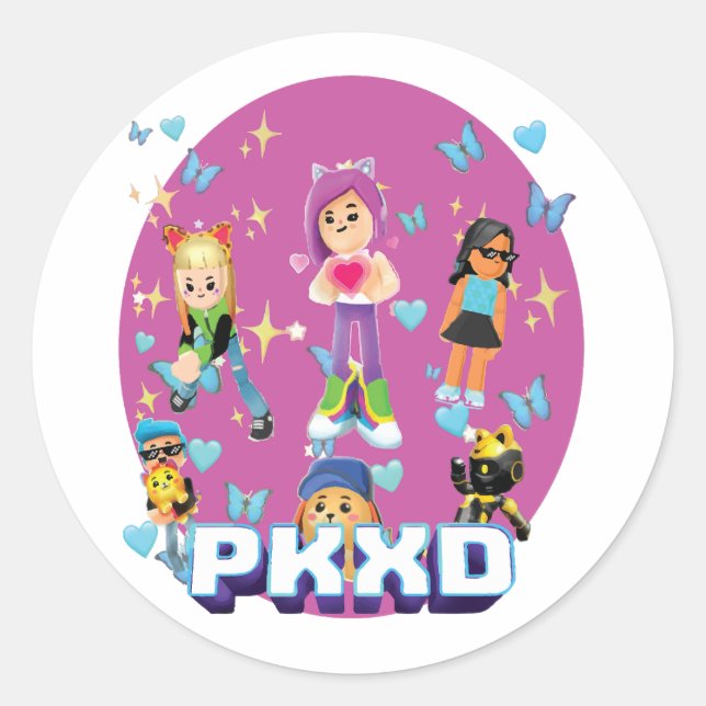 Farbenfrohe Niedliche Gamer Sticker für Kinder,pKX (Vorderseite)