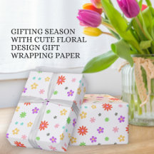 Farbenfrohe Niedliche Geschenke für Blumenmuster