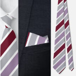 Farbenfrohe Niedliche Streifenmuster Krawatte<br><div class="desc">Farbenfrohe Niedliche Streifen Pattern Nacken Krawatte.</div>