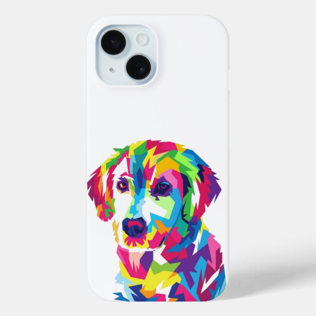 Farbenfrohe Niedliche Welpe Hunde Labrador Case-Mate iPhone Hülle (Rückseite)