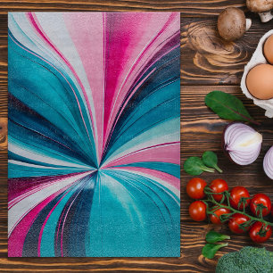 Farbenfrohe Ölpaint Art Copping Board Schneidebrett