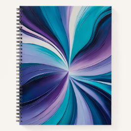 Farbenfrohe Ölpaint Art Spirituosen Notebook Notizbuch