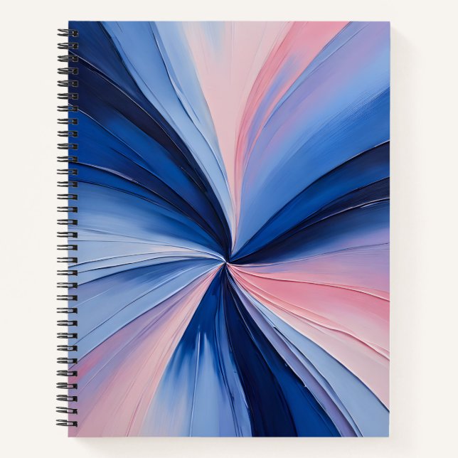 Farbenfrohe Ölpaint Art Spirituosen Notebook Notizbuch (Vorderseite)
