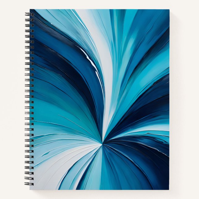Farbenfrohe Ölpaint Art Spirituosen Notebook Notizbuch (Vorderseite)