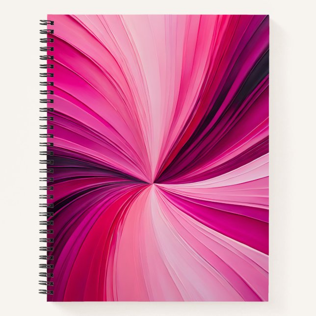 Farbenfrohe Ölpaint Art Spirituosen Notebook Notizbuch (Vorderseite)