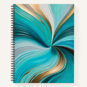Farbenfrohe Ölpaint Art Spirituosen Notebook Notizbuch