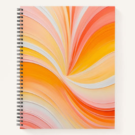 Farbenfrohe Ölpaint Art Spirituosen Notebook Notizbuch