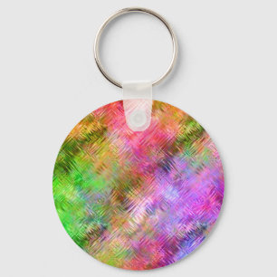 Farbenfrohe Opal Glassy Textur Schlüsselanhänger