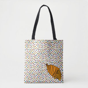 Farbenfrohe Orange Ice Creme Cone icecreamliciouS Tasche
