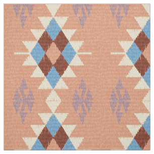 Farbenfrohe Orientalisch-Azteken-Mosaik Stoff