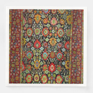 Farbenfrohe Orientalisch-Rubel-Gestaltung Serviette