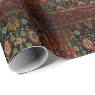 Farbenfrohe Orientalisch-Ruderaussicht Geschenkpapier