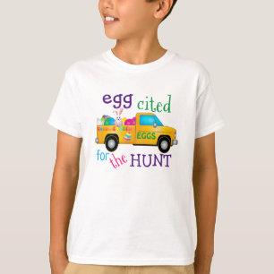 Farbenfrohe Ostereier Hunt Bunny Truck T-Shirt