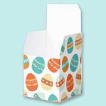 Farbenfrohe Ostereier Muster Mitte Jahrhundert Mod