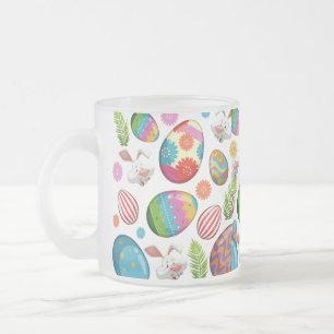 Farbenfrohe Ostereier Sonnige Gesichter-23172 Mattglastasse