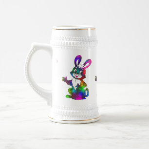 Farbenfrohe Osterfeier Sonniges Niedliche Tasse