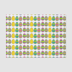 Farbenfrohe Osterkorb Ei Jagd Springtime Seidenpapier