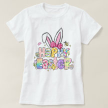 Farbenfrohe Ostern Bunny Floral Spring