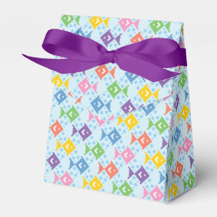 Farbenfrohe Ozeanfische Geschenkschachtel