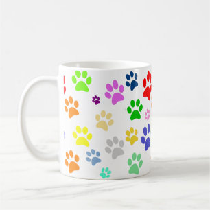 Farbenfrohe Pads Druckmuster Kaffeetasse