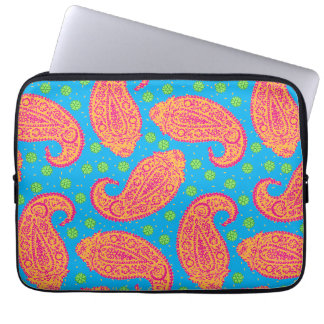 Farbenfrohe Paisley-Muster Laptop-Sieb Laptopschutzhülle