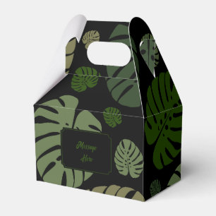 Farbenfrohe Palmwedel Geschenkschachtel