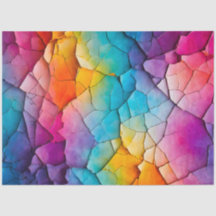 Farbenfrohe Papierhandtaschentuch