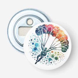 Farbenfrohe Parachutist Flaschenöffner