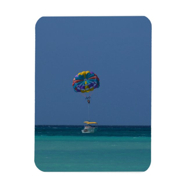 Farbenfrohe Parasailing Magnet (Vertikal)