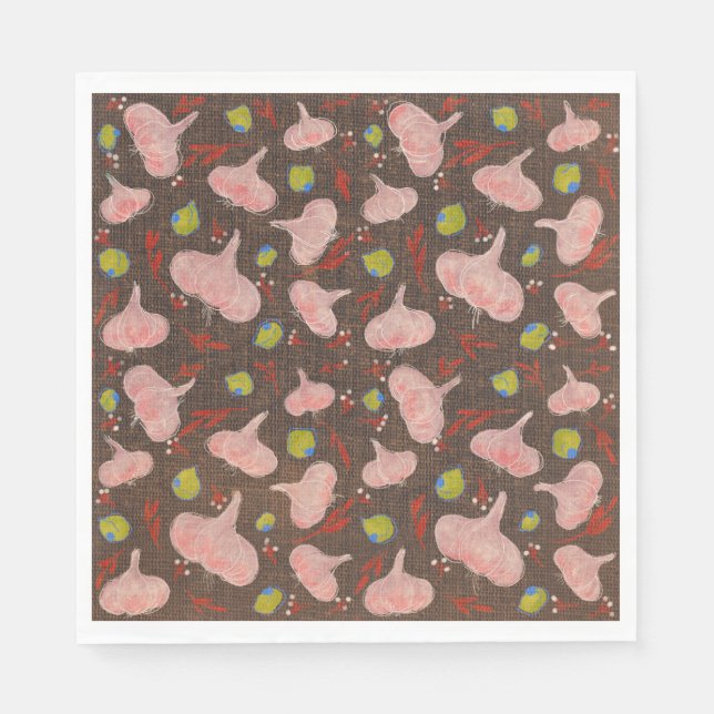Farbenfrohe Party-Papier-Servietten Serviette (Vorderseite)