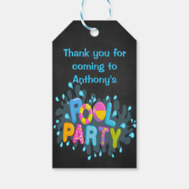 Farbenfrohe Party Personalisierte Geschenketikette Geschenkanhänger