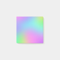 Farbenfrohe Pastel Blur Gradient Notes