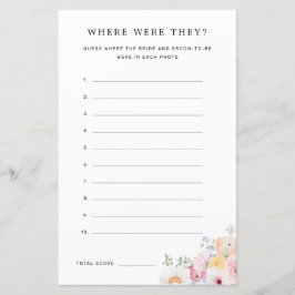 Farbenfrohe Pastel Floral wo sie spielen