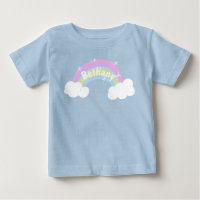 Farbenfrohe Pastel Rainbow Personalisiert Girls